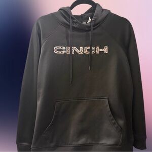 Cinch Black and Gray Textured Hoodie
